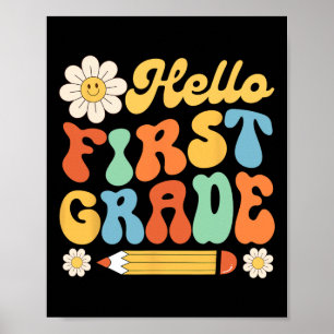 Poster Olá Primeira Série 1ª Série De Volta à Escola Prof