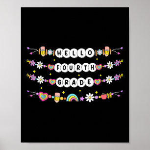 Poster Olá Pulseiras de Amizade da Quarta Série De Volta