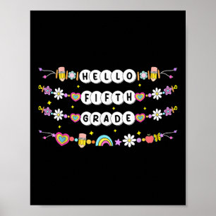 Poster Olá Pulseiras de Amizade da Quinta Série De Volta
