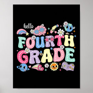 Poster Olá Quarta Série 4ª Série Volta às Aulas Professor