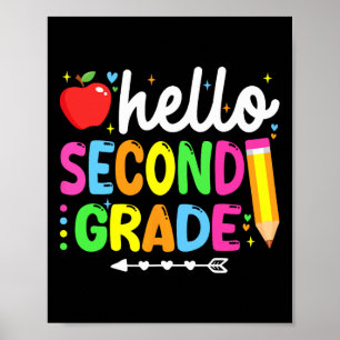 Poster Olá Segunda Série 2ª Série De Volta à Escola Profe