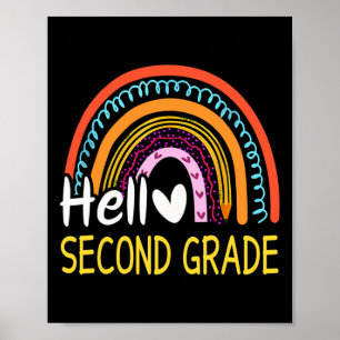Poster Olá Segunda Série Byck Para Escola Arco-íris 2ª Sé