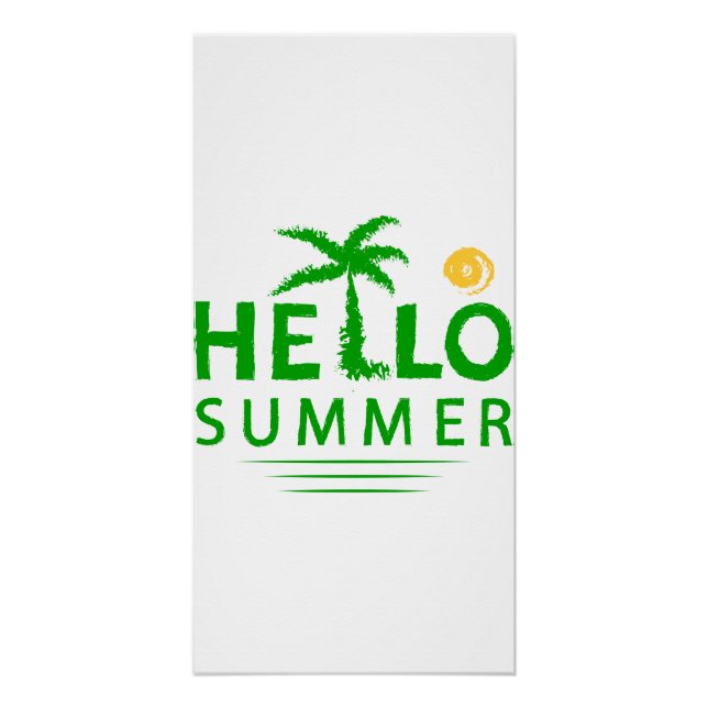 Póster Olá Summer (Frente)