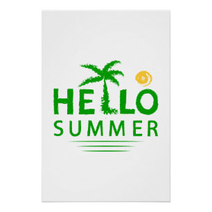 Póster Olá Summer