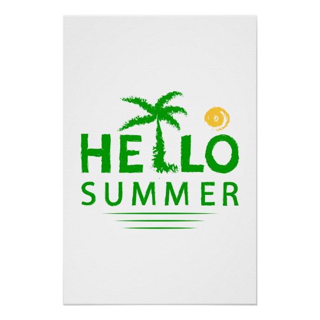 Póster Olá Summer (Frente)