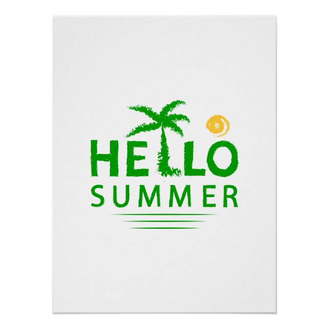 Póster Olá Summer (Frente)