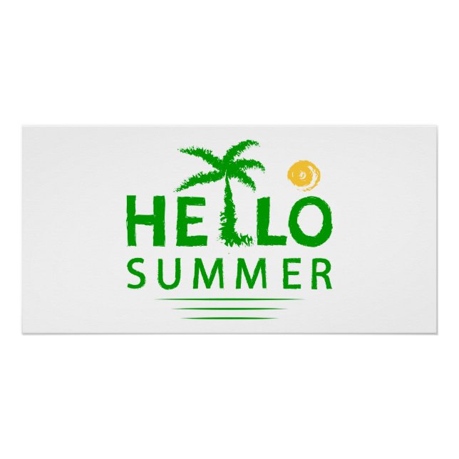 Póster Olá Summer (Frente)