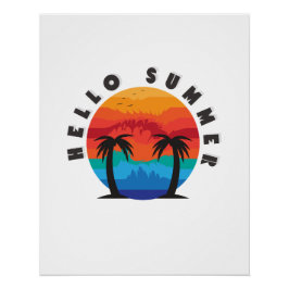 Póster Olá Verão
