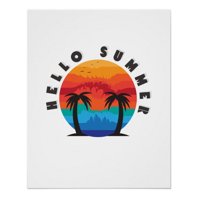 Póster Olá Verão (Frente)