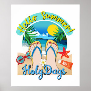 Poster Olá Verão - Dias Sagrados