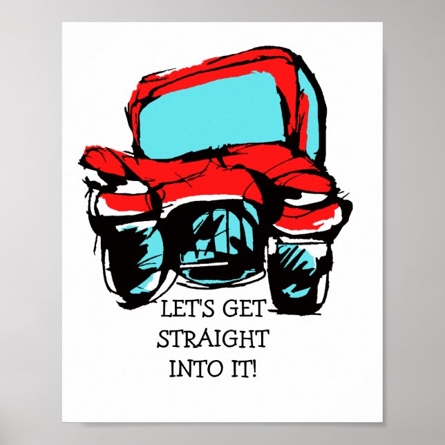 Poster Old Car (Frente)