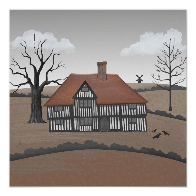 Póster Old Crow Manor (Frente)