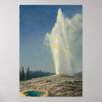 Poster Old Faithful por Albert Bierstadt