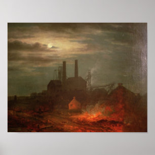 Poster Old Hetton Colliery, Newcastle