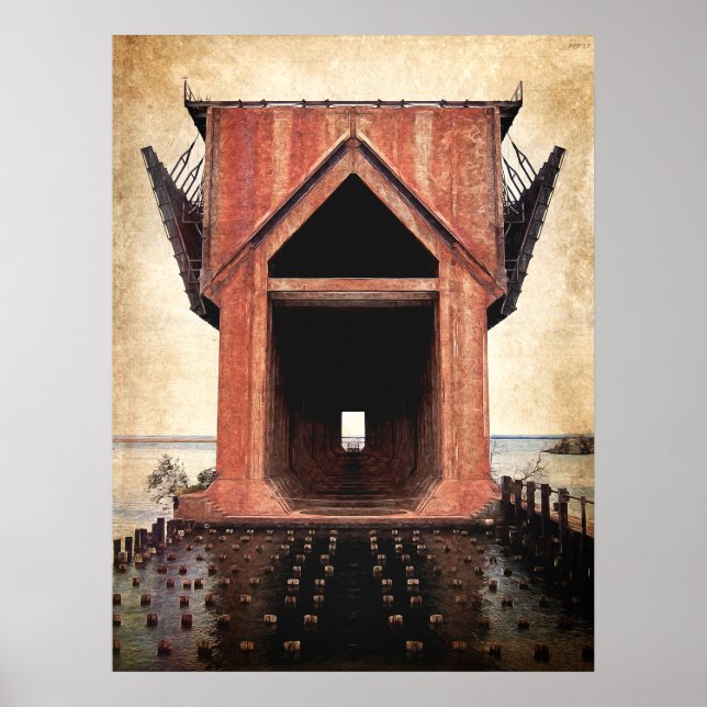 Poster Old Iron Ore Dock (Frente)