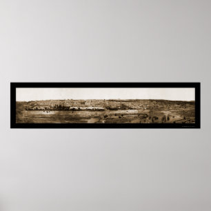 Poster Old Jerusalem Panview Photo 1865