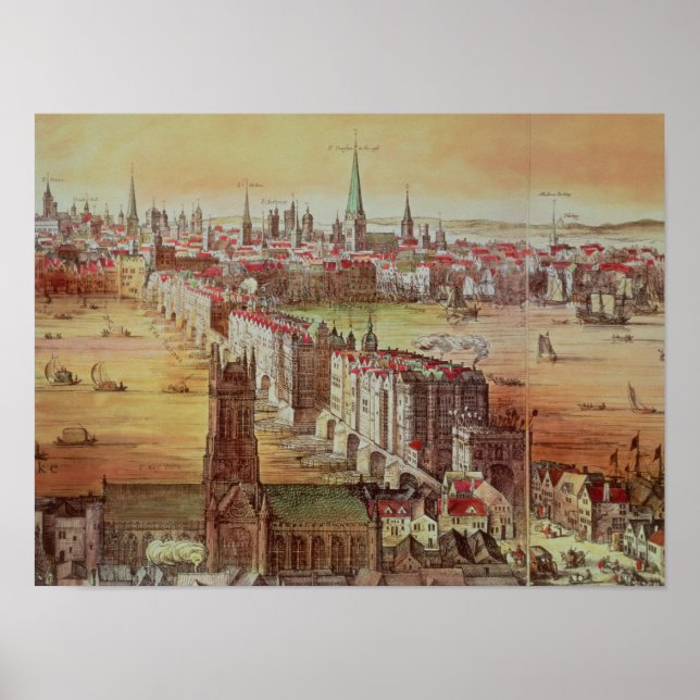 Póster Old London Bridge (Frente)