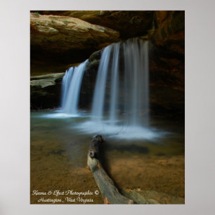 Póster Old Mans Cave Falls