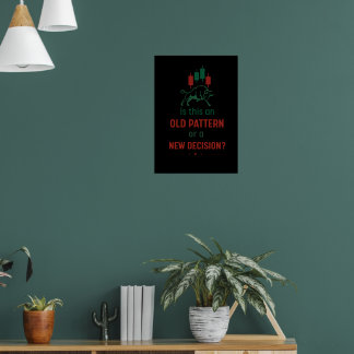 Poster Old Pattern or New Decision? – Trading Mindset