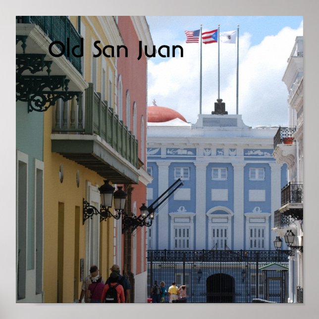 Póster Old San Juan (Frente)