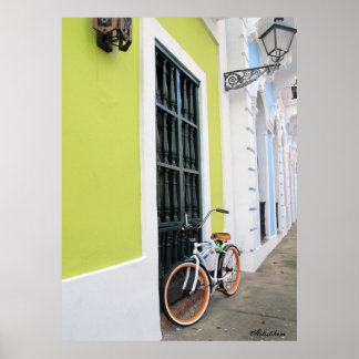 Póster Old San Juan Bike