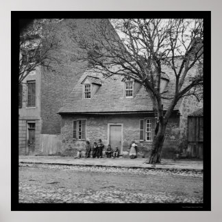 Póster Old Stone House em Richmond, VA 1865