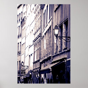 Poster Old Town Building, França