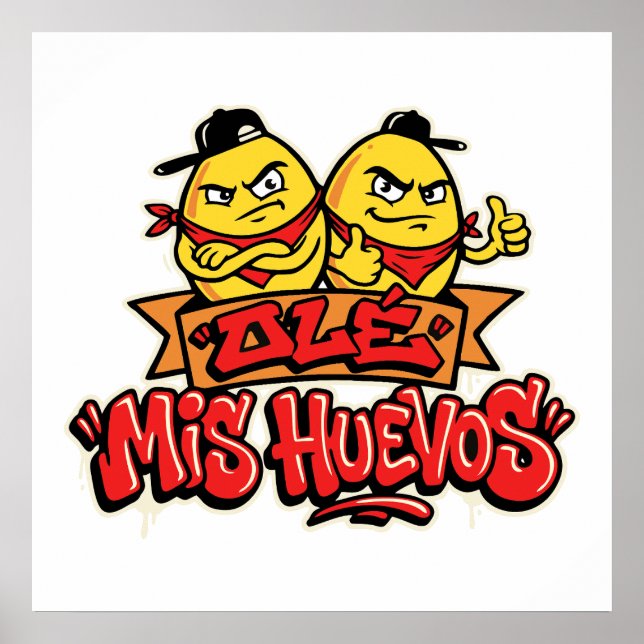 Poster Ole meus ovos 2 (Frente)