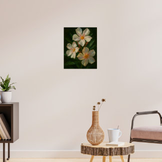 Poster Oleander: Toxic Elegance Impressionist Oil Art