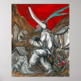 Póster Óleo de Callot Fritellino em Gesso por Toby Mikle