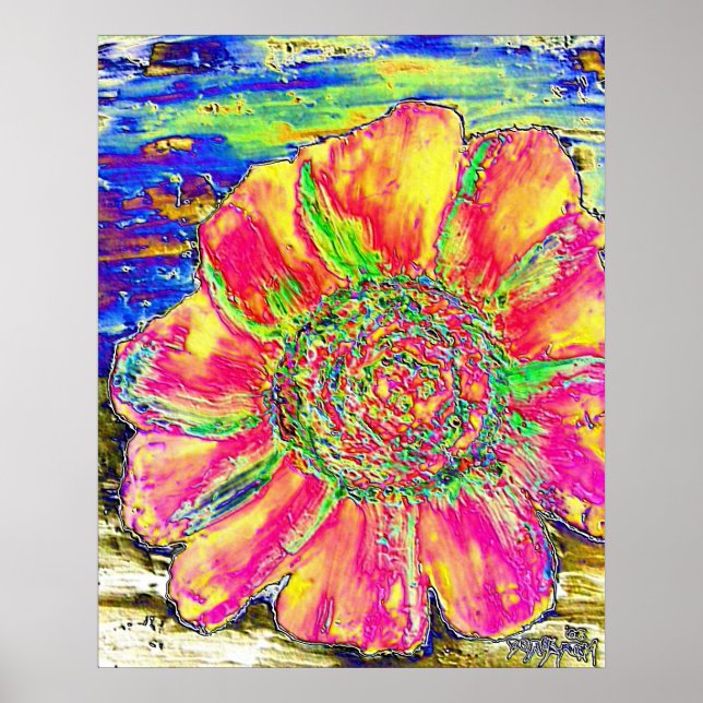 Póster óleo_girassol_pintura6 (Frente)