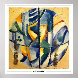 Poster Olga Rozanova Cartaz de Arte Zedign #92