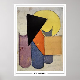 Poster Olga Rozanova Zedign Cartaz de Arte #111