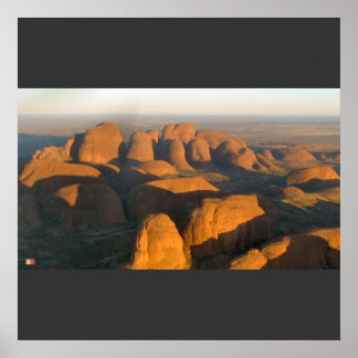 Poster Olgas at Dawn - Austrália