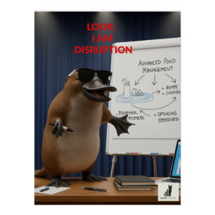 Póster Olha, Eu Sou Uma Perturbação