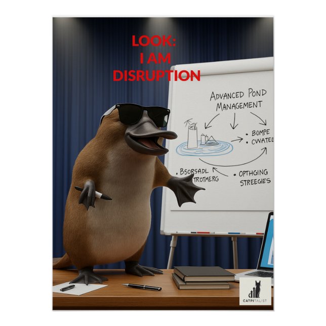 Póster Olha, Eu Sou Uma Perturbação (Frente)