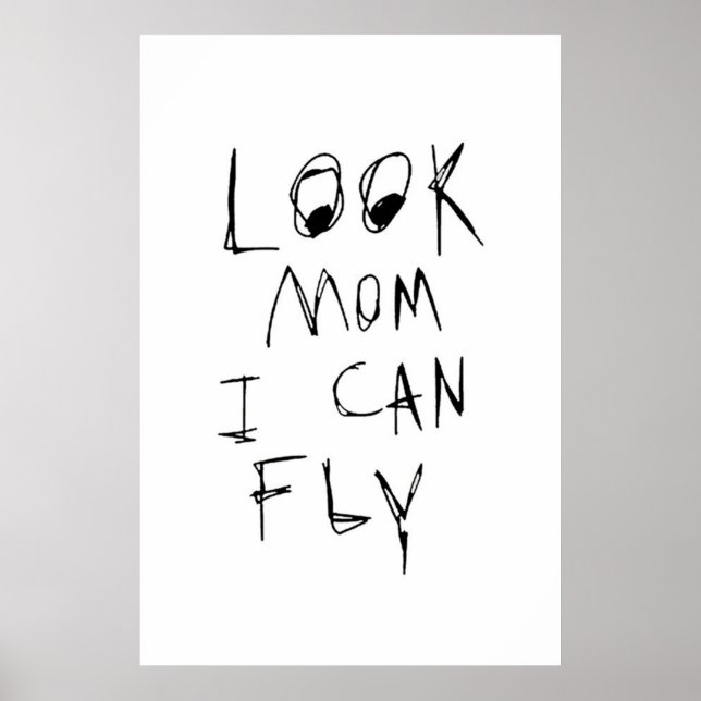 Poster olha mãe eu posso voar (Frente)