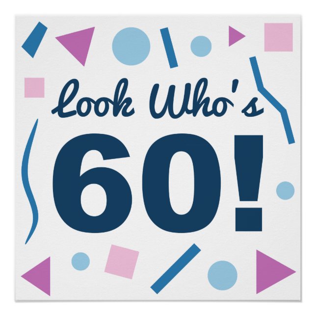 Póster Olha quem tem 60 anos (Frente)