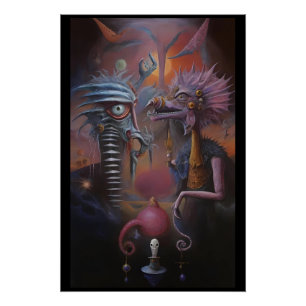 Póster Olhando através da janela do quarto de Pat Hartman