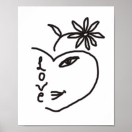 Poster Olhando através do coração