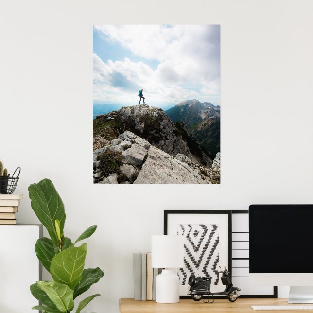 Poster Olhando novas aventuras (Escritório em casa)