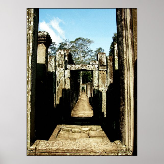 Poster Olhando para a história do Camboja (Frente)