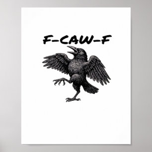 Poster Olhar Gráfico Vintage Essencial F Caw F
