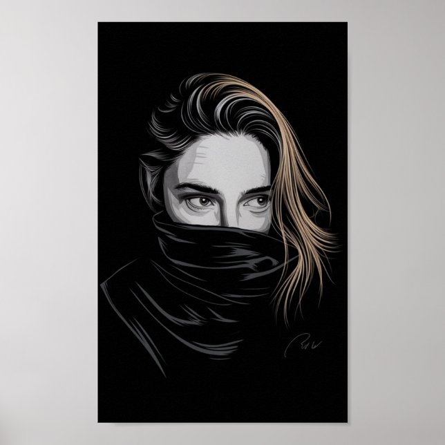 Poster Olhar Intenso (Frente)