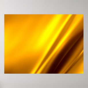 Poster Olhar para a textura Dourada de Satin Faux