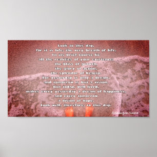 Poster Olhar sânscrito da poesia de Kalidasa a este dia