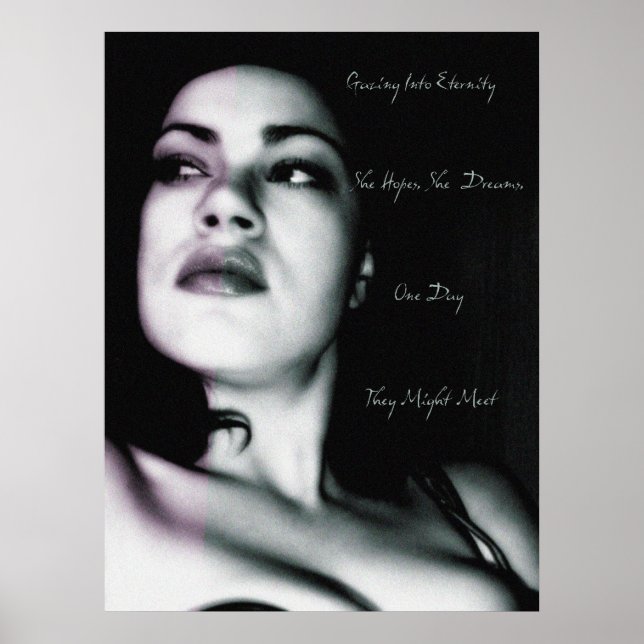 Poster Olhe para a eternidade (Frente)