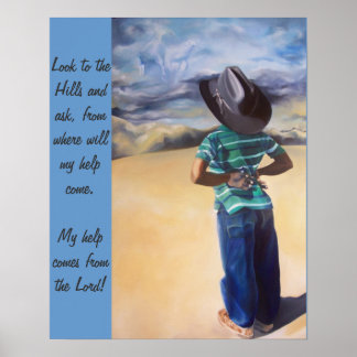 Póster Olhe para as Colinas