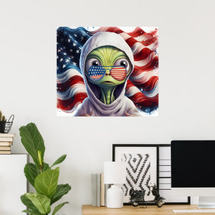 Poster Olhe para fora América 