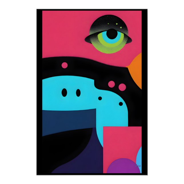 Póster Olho Aceita Aceitação Radical (Frente)